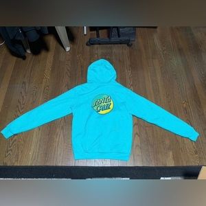 Santa Cruz teal hoodie